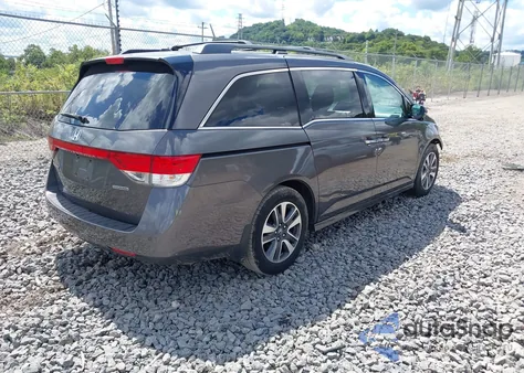 2014 Honda Odyssey Touring/Touring Elite из США, поврежденный, VIN 5FNRL5H92EB018457